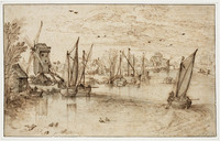 O 006
<br/>
Zeilboten op een vaart
<br/>
<em>Brueghel, Jan I (1568-1625)</em>